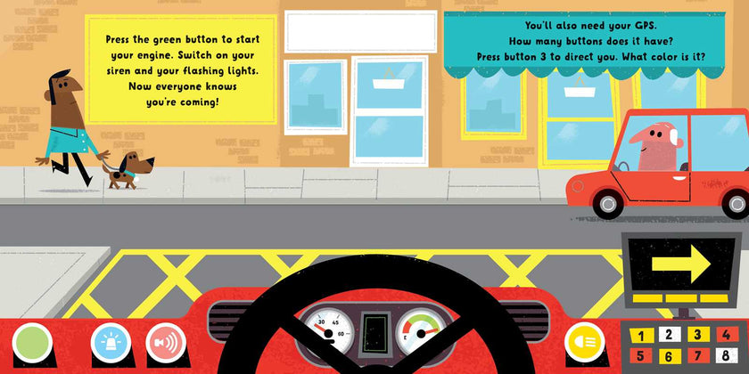 I'm the Fire Engine Driver Hardcover Book