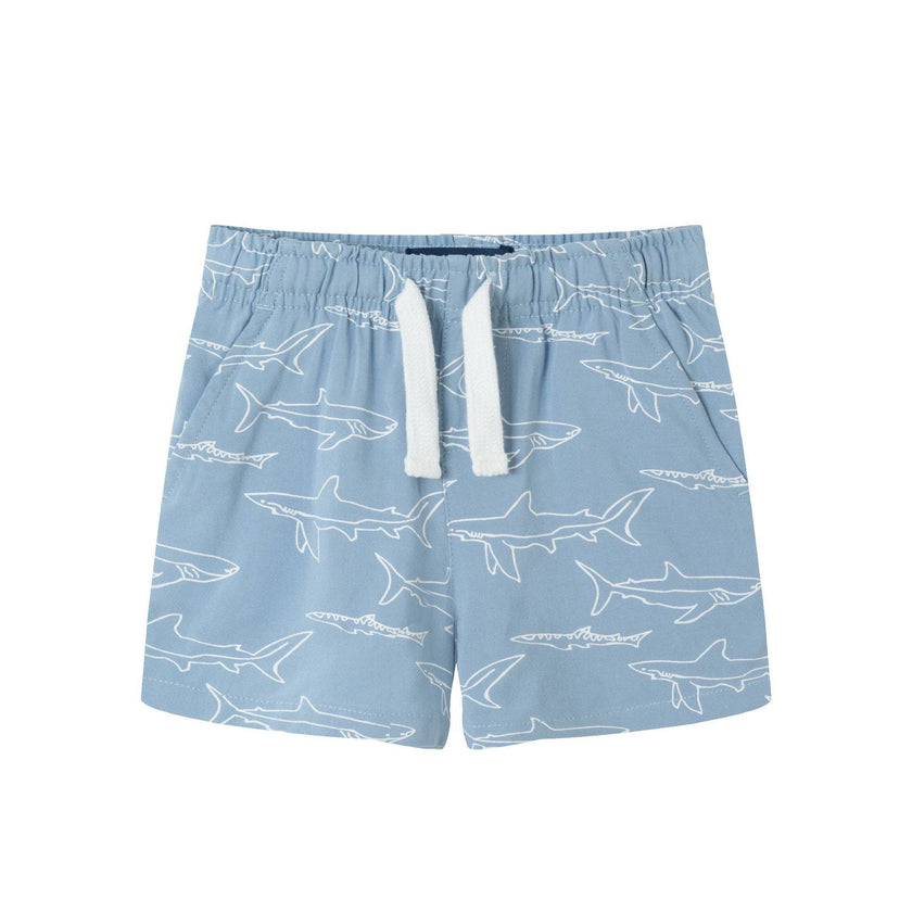 Infant Shark Print Buttondown Set | Blue