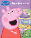 Peppa Pig - First Look and Find Board Book & Giant 40 Piece  Puzzle Set