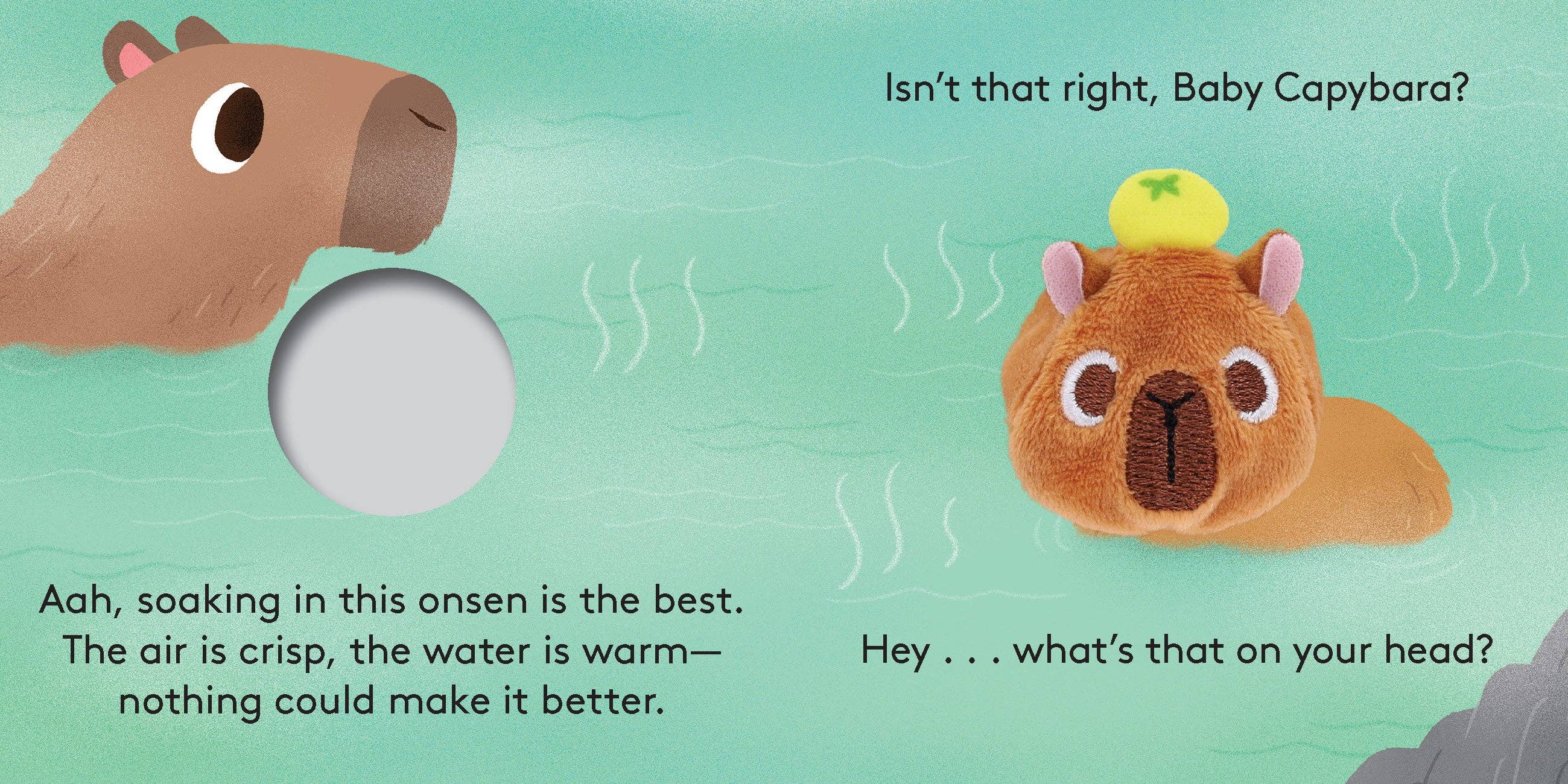 Finger Puppet Board Book- Baby Capybara