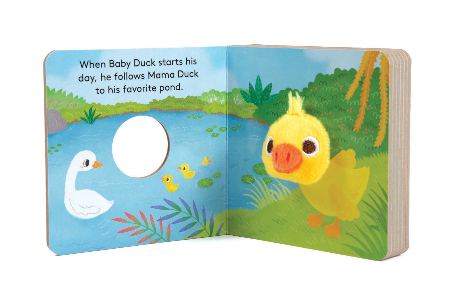 Finger Puppet Board Book- Baby Duck