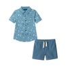 Boys Knit Buttondown Set | Tropical Vibes