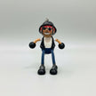 Bouncy Buddy Wooden German Toy on spring- Biker Guy