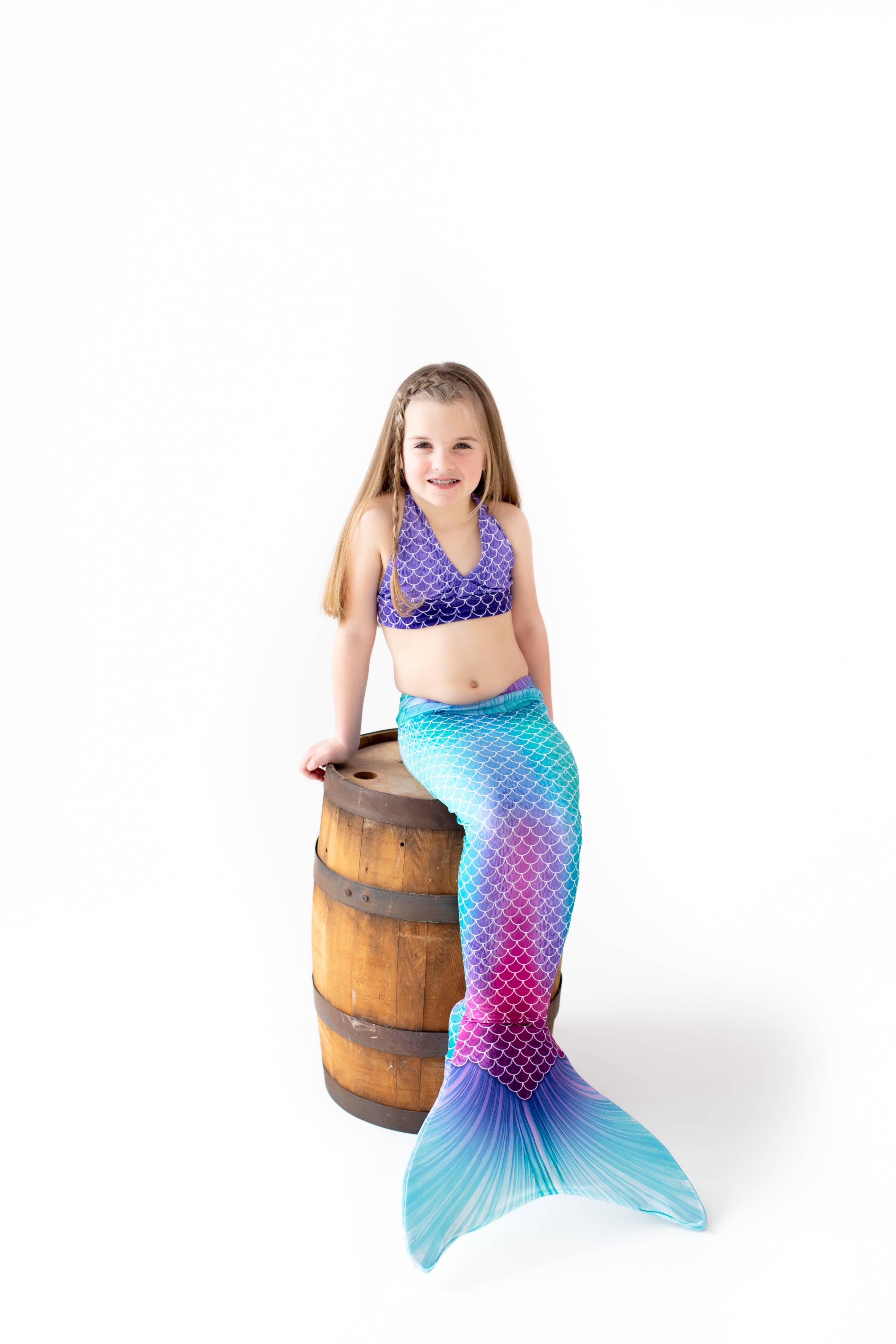 Mermaid Magic Mermaid Tail + Monofin Set for kids, girls, teens, and women (pool toy)