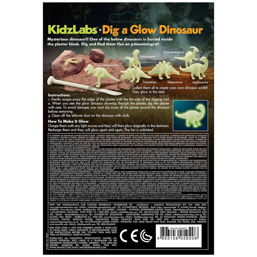 Dig A Glow Dinosaur Kit Toy