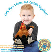 Riley The Rooster | 8 Inch Chicken Stuffed Animal Plush