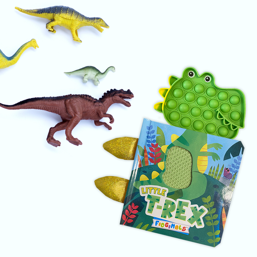 Little T-Rex - Your Sensory Fidget Friend Board Book