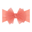 Baby Bling® Tulle FAB® soft nylon headband with tulle bow