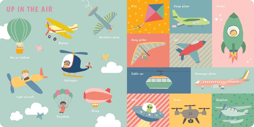 100 Things That Go Board Book