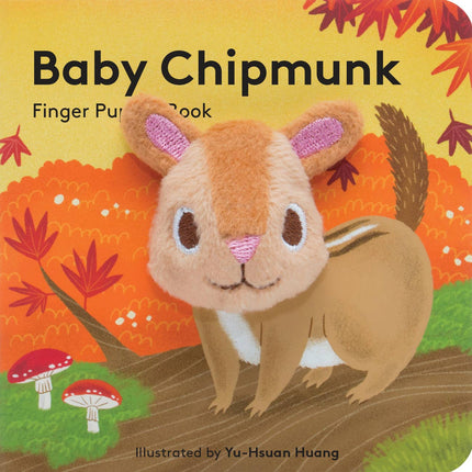 Finger Puppet Board Book- Baby Chipmunk
