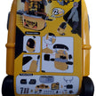 2 in 1 Deluxe Tool Kids Luggage Playset - Yellow