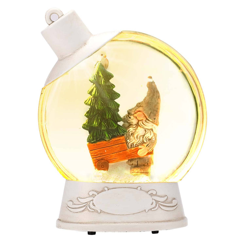 Gnome Snow Globe Personalized Ornament