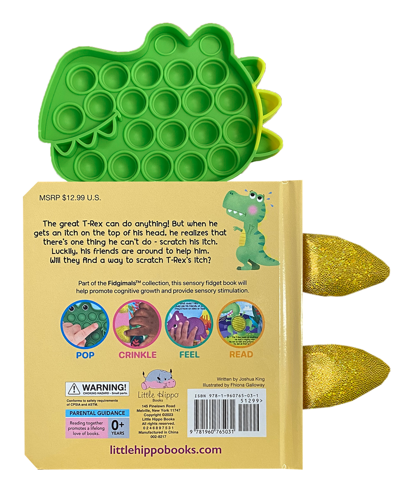 Little T-Rex - Your Sensory Fidget Friend Board Book