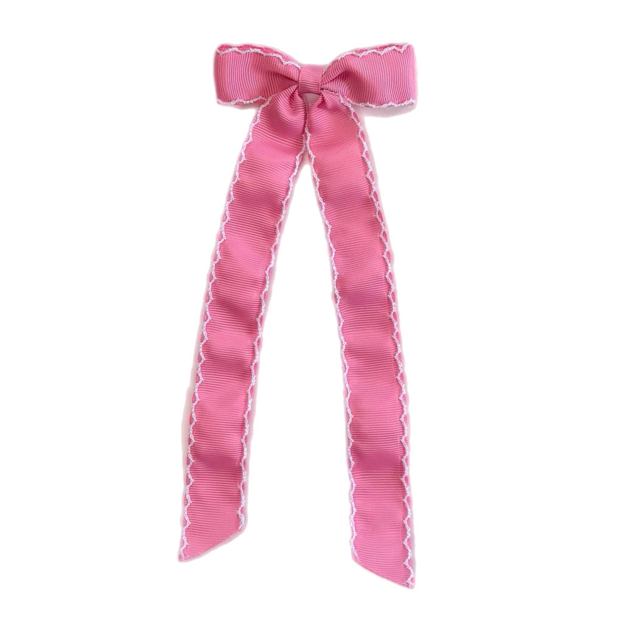 Fun Longtail Solid Hair Bows