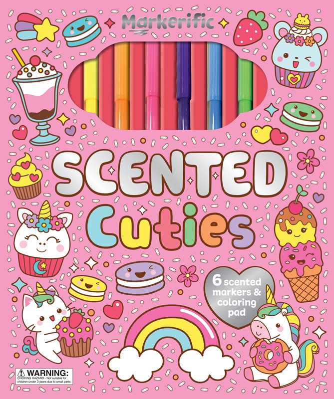 Markerific: Scented Cuties Coloring Book