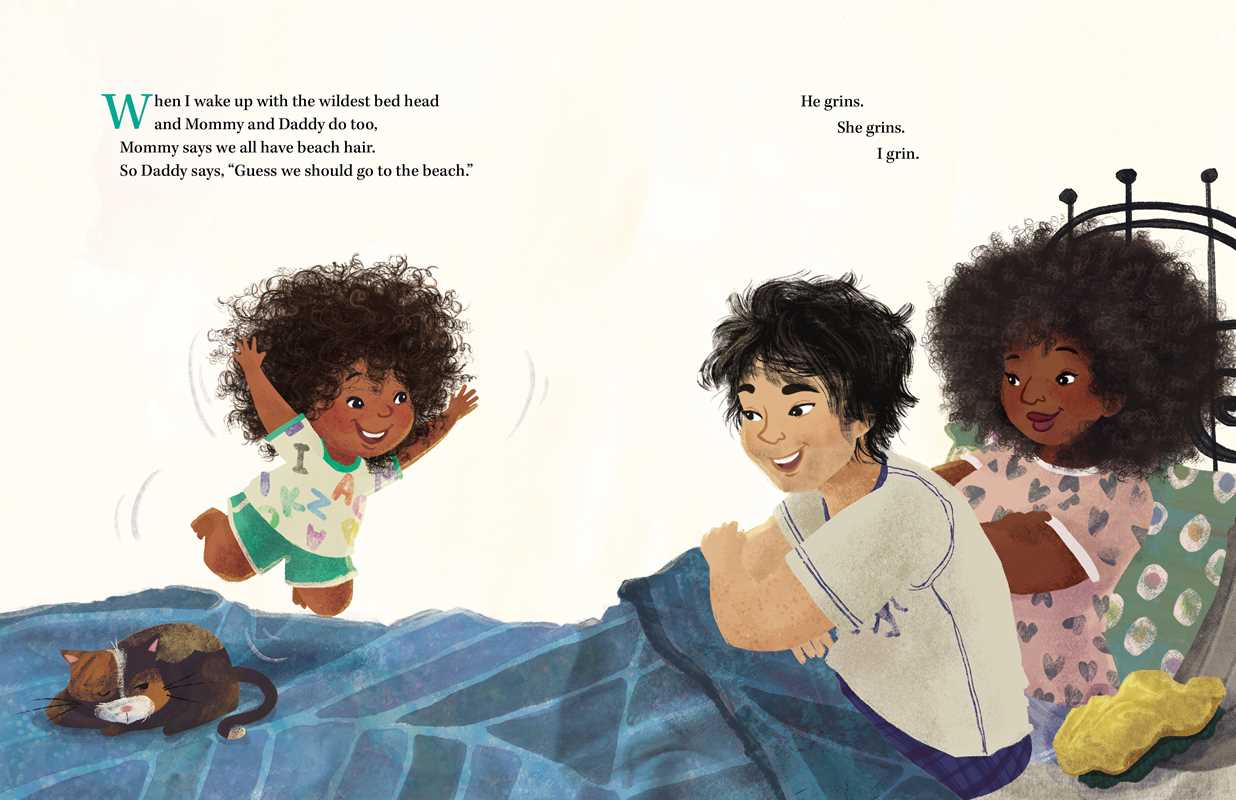 Beach Hair Hardcover Book