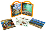 Smithsonian Kids: DinoWorld Book and Magnetic Play Set by Editors of Silver Dolphin Books