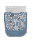 Watercolor Camo Bamboo Bib Set