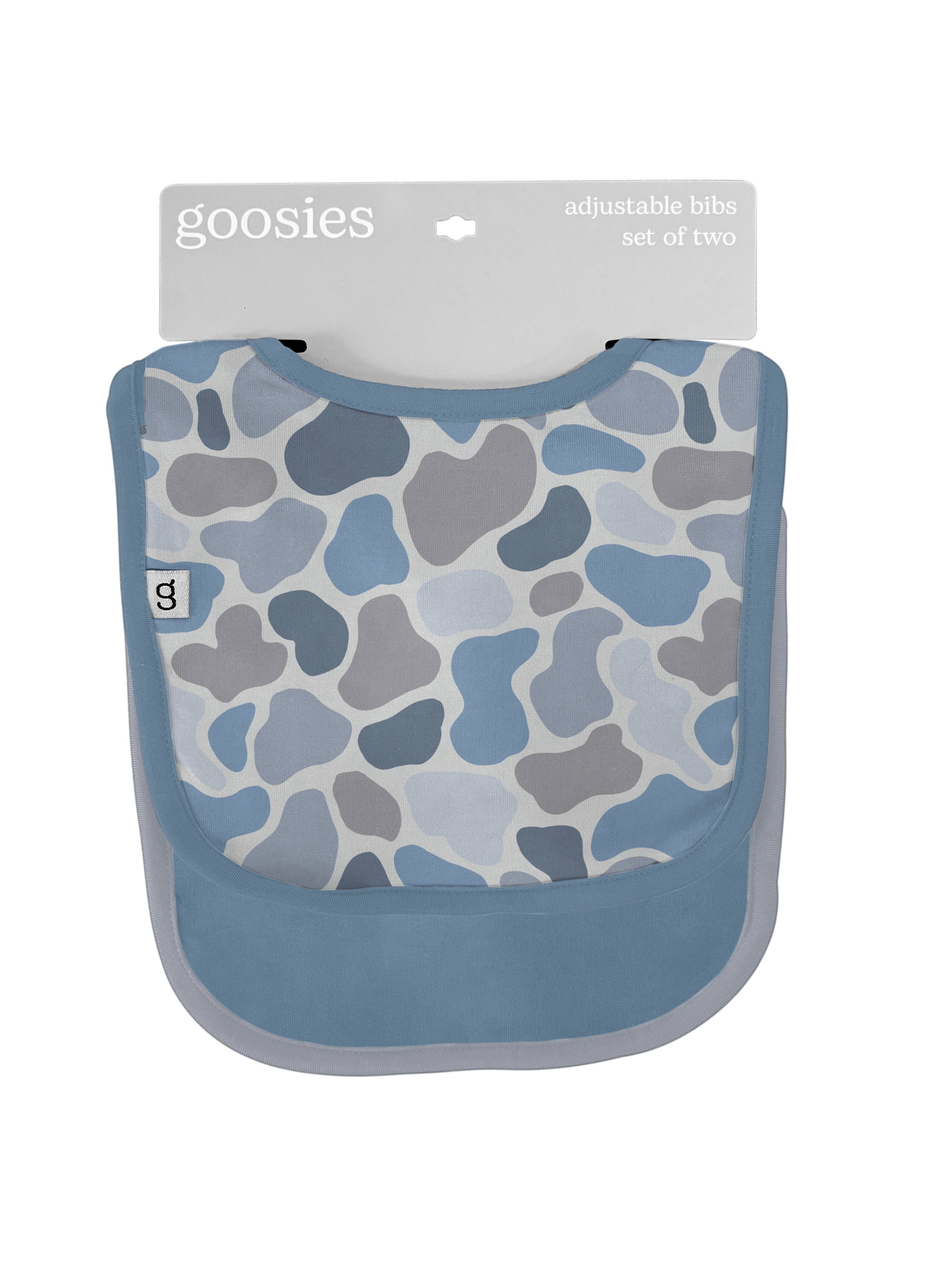 Watercolor Camo Bamboo Bib Set
