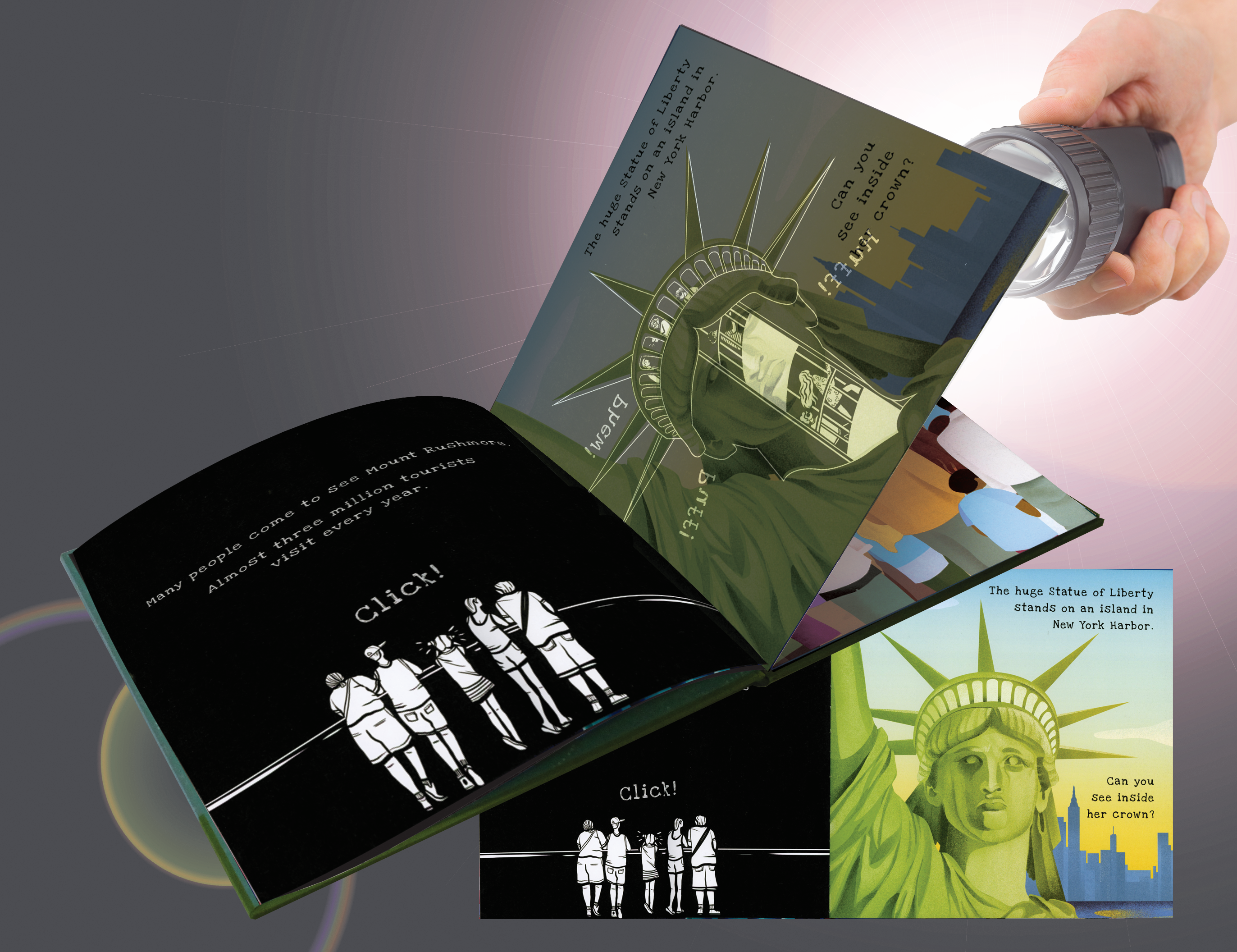 Shine-A-Light: Wonders of the USA Hardcover Book