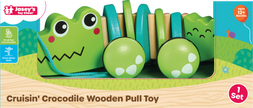 Cruisin' Crocodile Wooden Pull Toy