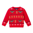 Infant Fair Isle Sweater Set | Red Dino