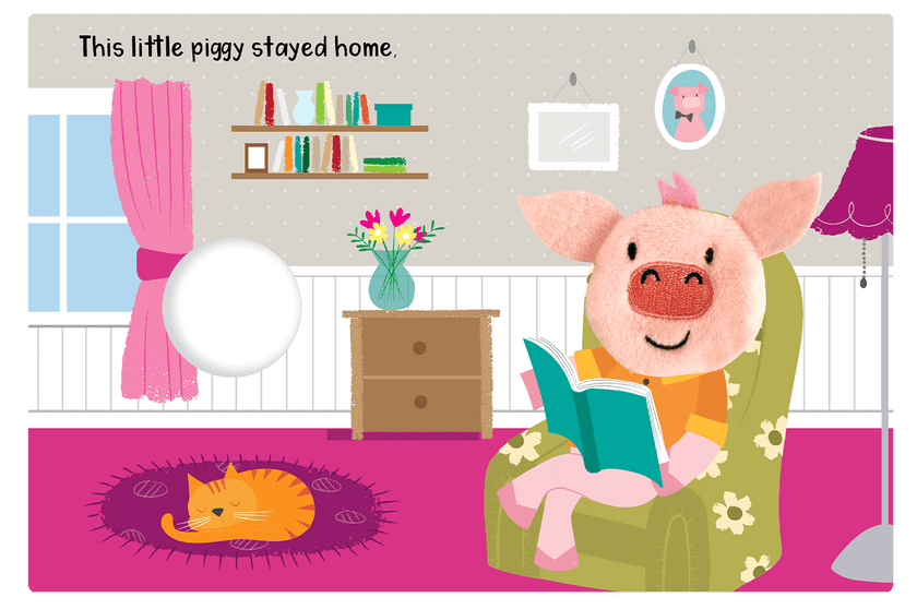 This Little Piggy Finger Puppet Book