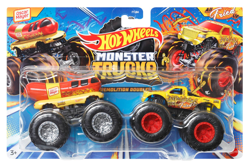 Die-Cast Hot Wheels Demolition Doubles 2 pack