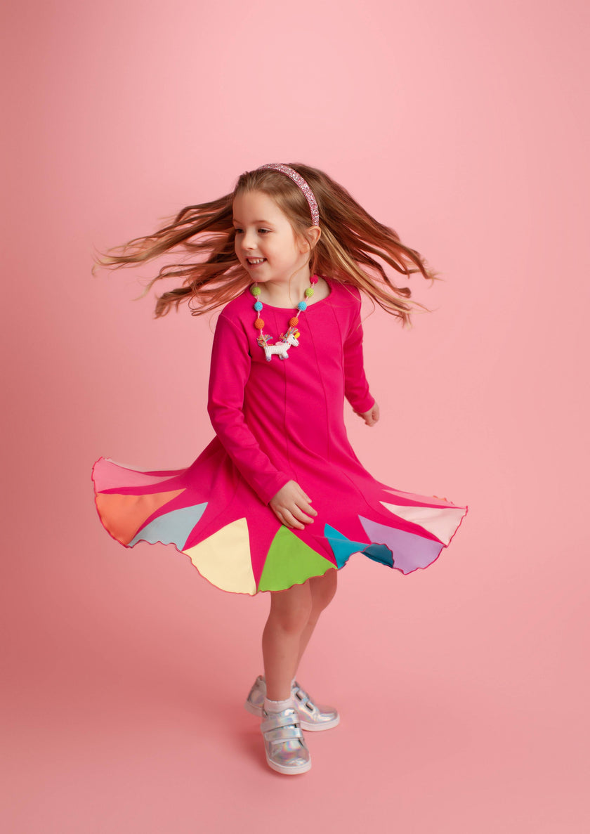 Rainbow Dance Dress-Cabaret