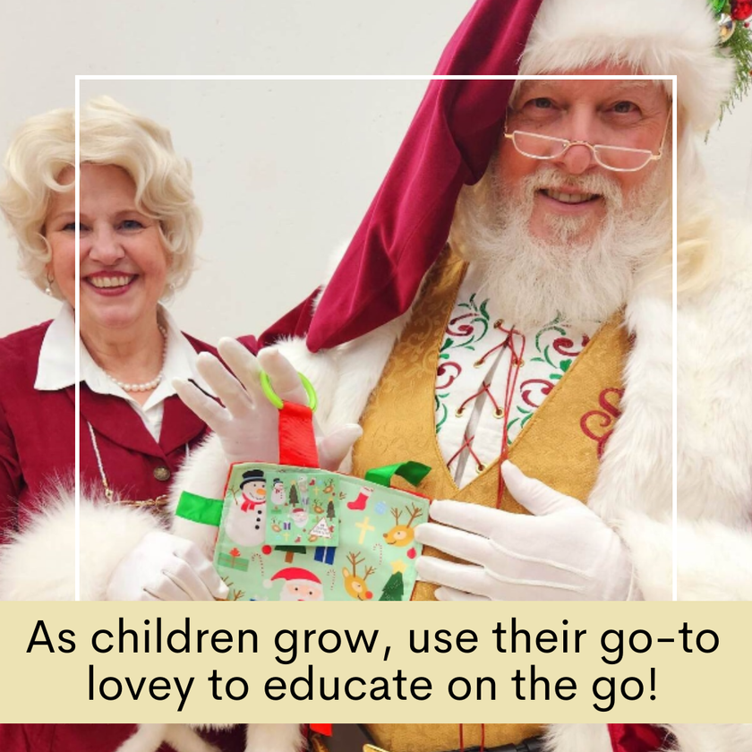 Crinkle Tag Sensory Toy-Christmas Holiday