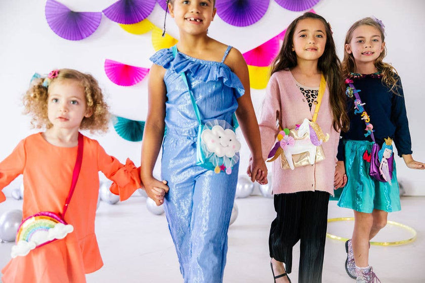 Butterfly Hair Clip- Purple and Yellow