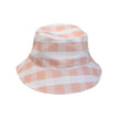 Pink Gingham Reversible Bucket Hat