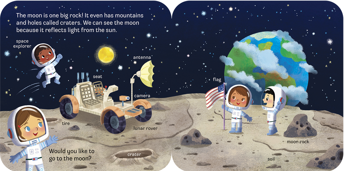 Peek-a-Flap Space Interactive Novelty Board Book