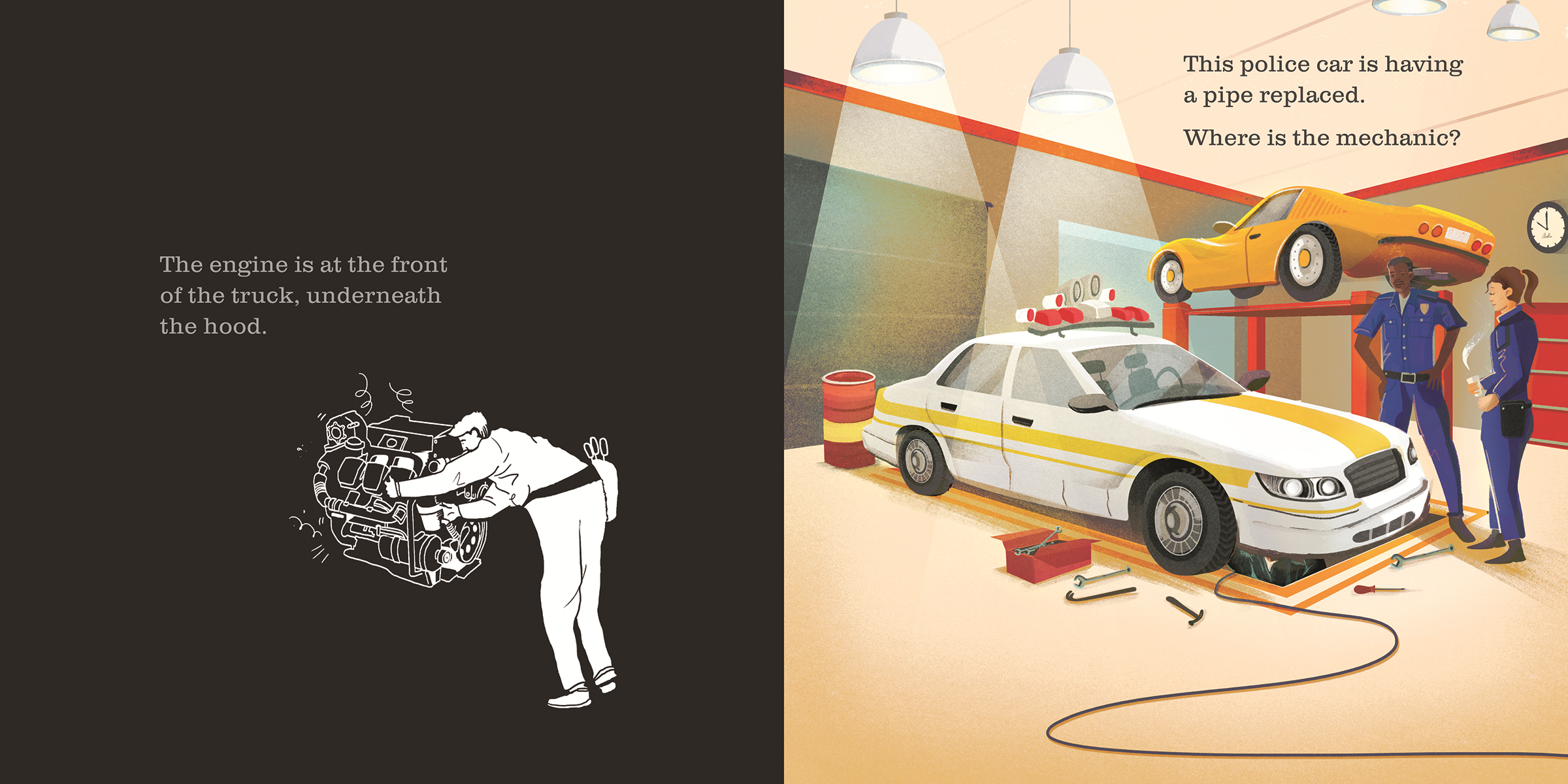 Shine-A-Light: At the Garage Hardcover Book