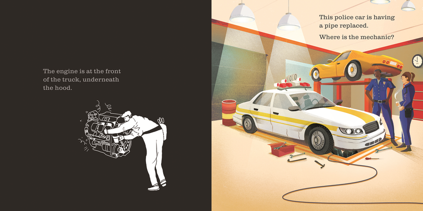 Shine-A-Light: At the Garage Hardcover Book