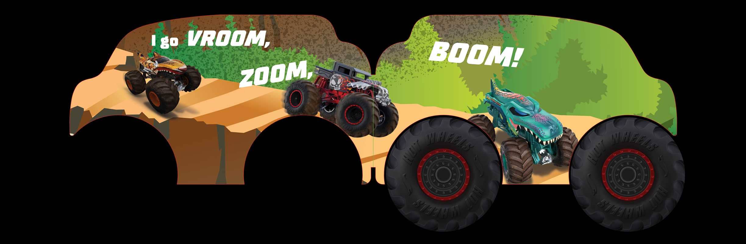 Hot Wheels: I Am a Monster Truck Board Book