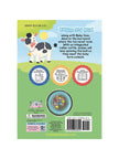 Baby Barnyard - Children's Rattle and Read Interactive Sensory Board Book with Spinning Rattle