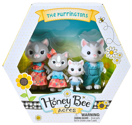 Honey Bee Acres The Purringtons Cat Family Set