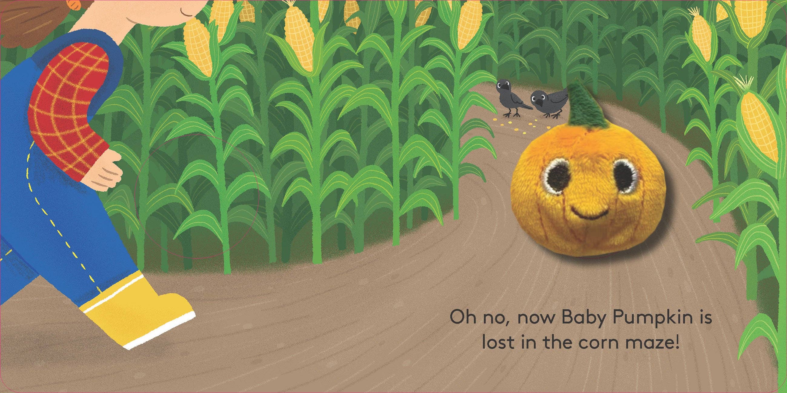 Finger Puppet Board Book- Baby Pumpkin