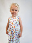 Seashells Bamboo Sleeveless Pocket Dress