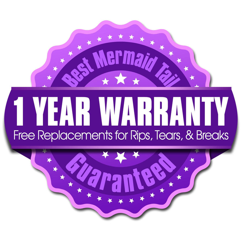 Bahama Pink Mermaid Tail + Monofin Set clothing for kids, girls, teens, and women (pool toy)