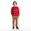 Kids Sweater & Pants Holiday Set | Gingerbread & Dinos