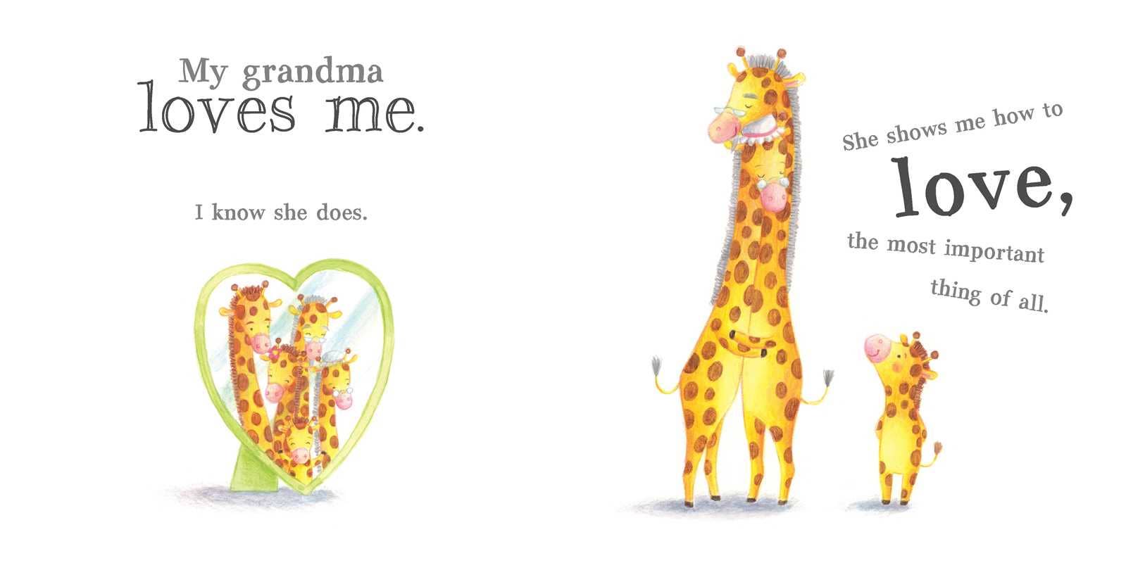 My Grandma Loves Me Hardcover Book