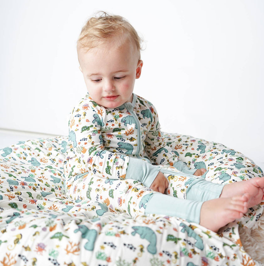 Manatee Bamboo Pajamas Baby Pajamas Baby Clothes