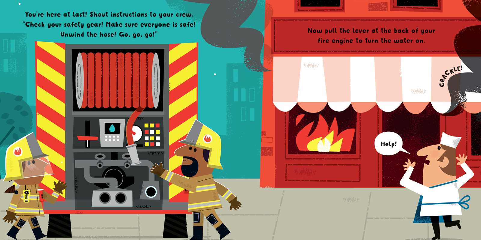 I'm the Fire Engine Driver Hardcover Book