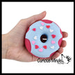 Donut Doughnut Soft Doh Filled Stretch Ball Toy