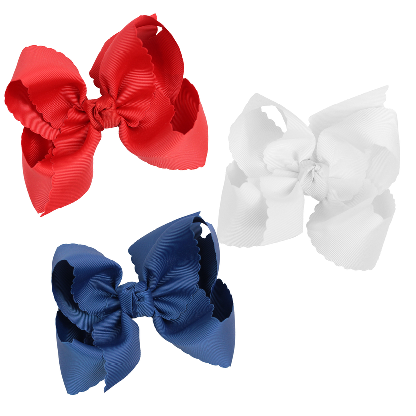 Scalloped Edge Bow