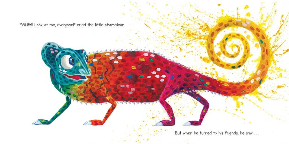 The Chameleon's True Colors Hardcover Book