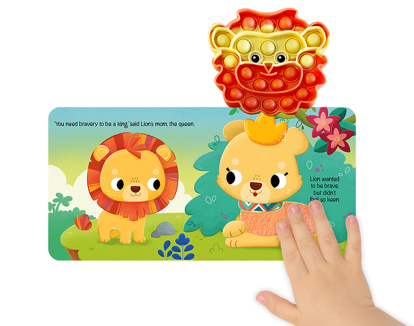 Little Lion - Your Sensory Fidget Friend Board Book