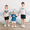 Birthday Boy Patch Short Sleeve T-Shirt - Kids Clothing